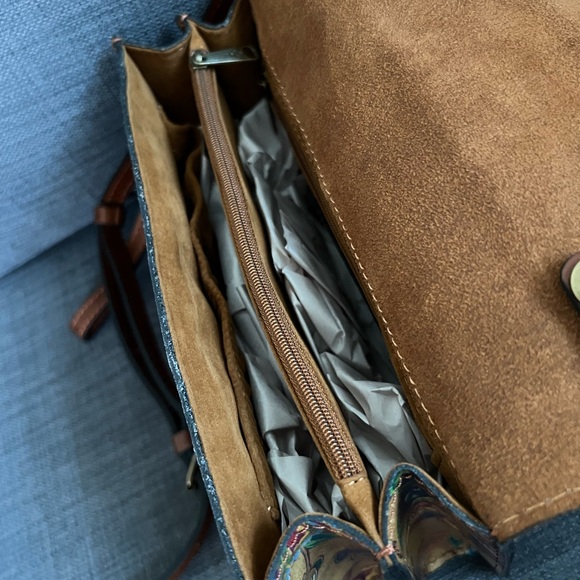 NWT PATRICIA NASH LANZA CROSSBODY BAG LEATHER - Picture 5 of 9